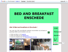 Tablet Screenshot of bedandbreakfast-enschede.com